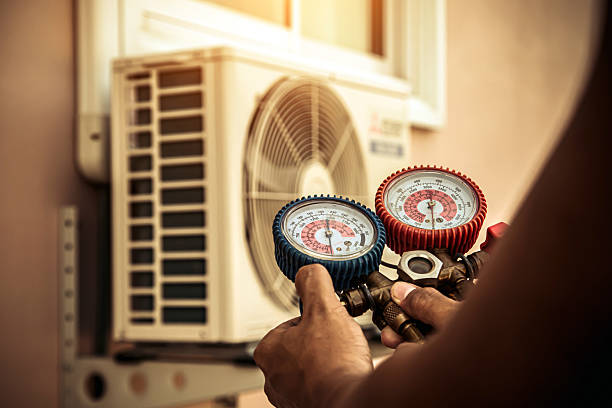 Professional Hvac Installation technician working in Chapel Hill, NC